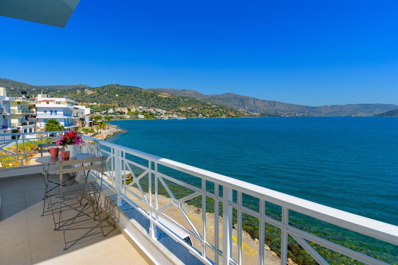 Margarita'S Seafront Luxury Apartment Elounda  Bagian luar foto