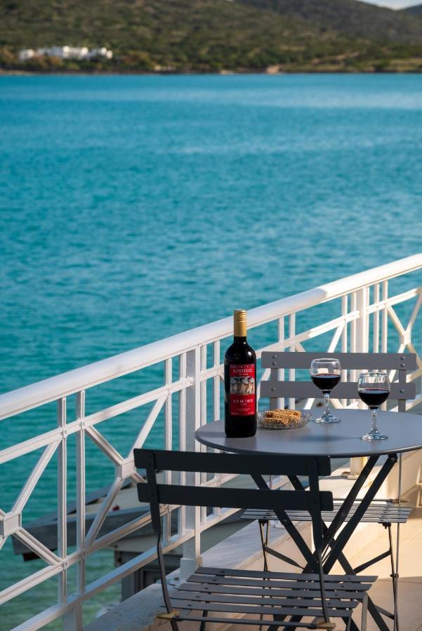 Margarita'S Seafront Luxury Apartment Elounda  Bagian luar foto