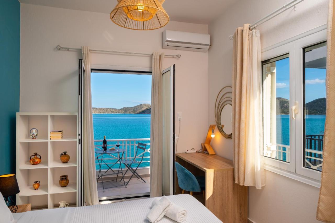 Margarita'S Seafront Luxury Apartment Elounda  Bagian luar foto